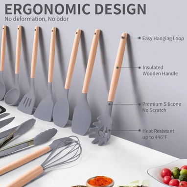 ✨ Set de Utensilios de Cocina (Varios colores disponibles) - 6/10