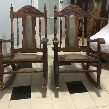 Sofá sillones y butacas de madera - Img 123188771