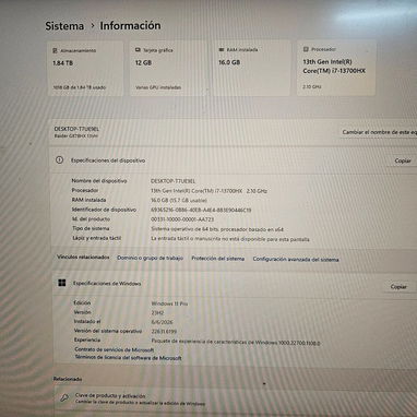4080 12gb i713700hx13th gen - Img 124825556
