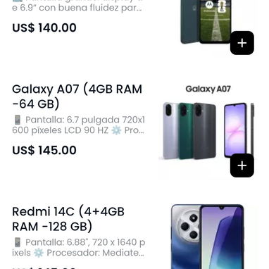 Telefonos variados (Samsung, Xiaomi, TCL..entre otros) con precios desde 105 USD. Nuevos en caja sellada. Damos garantía - 4/6