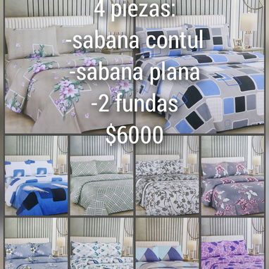 🛏️ Vendo Juegos de Sábanas – Varios tamaños y colores – Microfibra, algodón, lisas o estampadas 🛏️ - Img 123937649