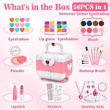 Set de maquillaje y accesorios para niña - 2/3