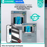 Mica de Hydrogel Antiespia - antichismoso PARA TODO MOVIL NO IMPORTA SI SALIO HOY O ES VIEJO. 54741004 - Img 50335665