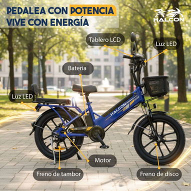 BICICLETA ELÉCTRICA 48V20AH - Img 123452182