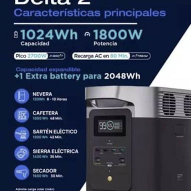 Ecoflow delta 2 en buen precio - Img 119006978