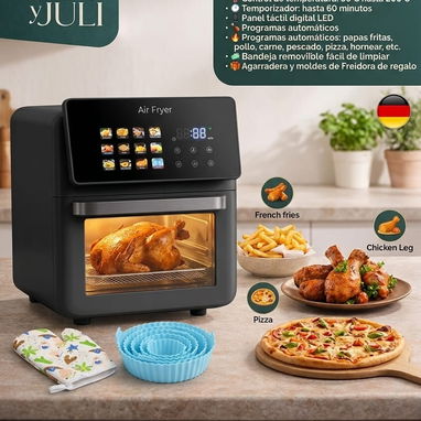 🍳✨ FREIDORA DE AIRE DIGITAL (AIR FRYER) 🔥 Cocina rápido, saludable y sin aceite - Img 123208616