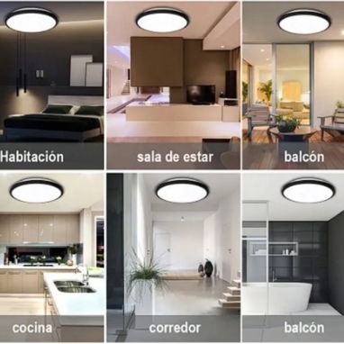 Lámpara LED de techo redonda - 2/3