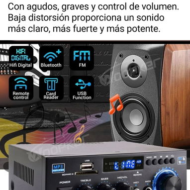 AMPLIFICADOR ALTA CALIDAD. NEW. GARANTÍA - Img 124041044