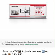 Soporte Base para TV articulado 32”-85” nuevo en caja - Img 56521861