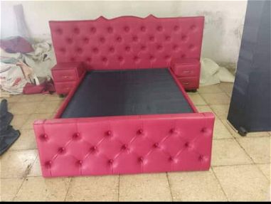 Vendo camas tapizadas y colxhones konfort - Img 67943826