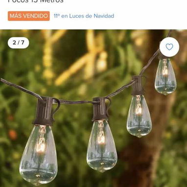 Girnaldas vintage para exteriores o interiores decoración nuevas hermosas . Luces decorativas - 2/5