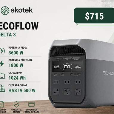 Venta de ecoflows, generadores y paneles en buen precio - 4/10