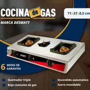 ‼️Fogón /Cocina DESMATT 3 Hornillas. Encendido automático. Factura, garantía‼️ - Img 48851015