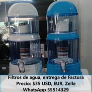 Filtros de agua potable, color azul y color blanco, nuevos en caja con entrega de Factura - Img 52134782