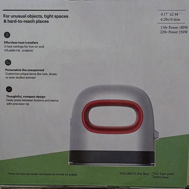 Mini Plancha de Calor Compacta (Heat Press). Personalización y sublimación pequeña - Img 116038121