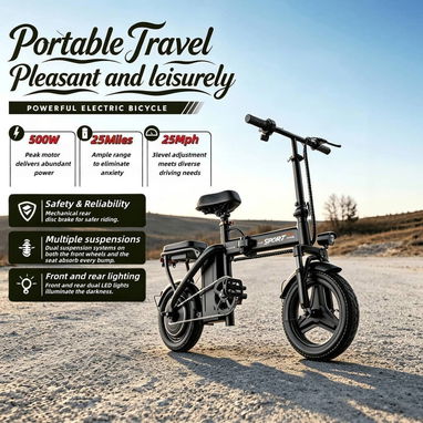Oferta Bicicletas Eléctricas Nuevas de Paquete La Mas Barata, Batería Litio , Autonomía 35 a 50 Km, 3 Velocidades Ojo - 4/4