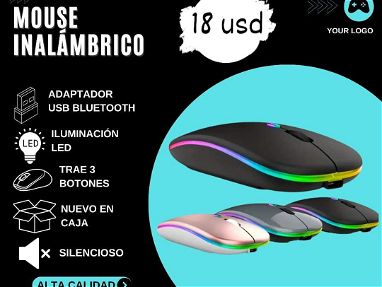 Mouse gamer Mouse inalámbrico Mouse recargable mouse sin pilas Mauser nuevos mouse DPI LAPTOP - Img 66456731