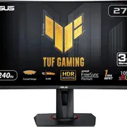 Monitor curvo ASUS TUF Gaming de 27 pulgadas, Full HD, 240 Hz, 1 ms,altavoces integrados, soporte giratorio e inclinable - Img 56077362