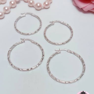 Argollas de Plata S925. LM joyería. El precio varía según el modelo - 4/7