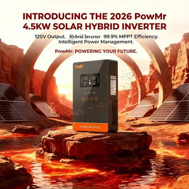 Inversor híbrido Powmr 4500w 4,5kw 110v / 24v. Nuevo en caja. Año 2026. - 4/4