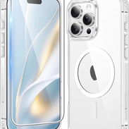 FNTCASE Funda para iPhone 16 Pro: magnética, protección de grado militar, protección contra caídas, antiamarilleamiento - Img 53162234