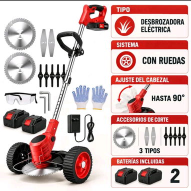 Máquina cortadora 3 en 1 recargable/ 2 discos - 7/7