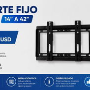 SOPORTE PARA TV 14" A 42". Soporte de TV - Img 56125890