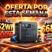 Bluetti ac180 generdor eléctrico, 1152Wh, 680 USD - Img 56731431