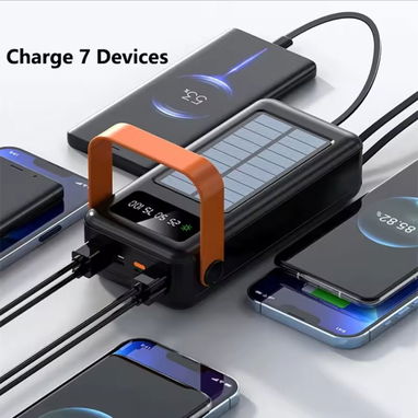 Power Bank Solar alta capacidad 100000mAh - 6/6
