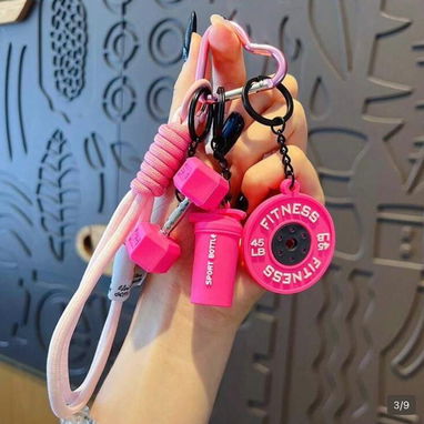 📌 Llavero fitness ✨ Ideal para amantes del gimnasio y la vida saludable. 💪 Diseño divertido y resistente. 🎁 Perfecto - Img 123342464