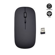 Mouse inalámbrico recargable con Bluetooth 5.0 y conexión 2.4G, con iluminación LED y diseño ultradelgado - Img 100389292