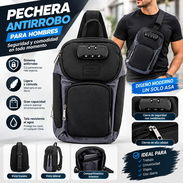 🛍️ Pechera de de Hombre antirobo extrasize 🔑 Código: pech403 💵 Precio: $35 USD (dólares) 56740324 - Img 57985506