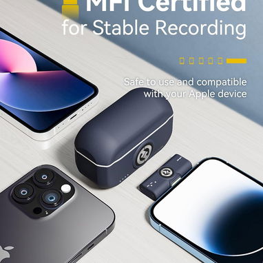 MICROFONOS INALAMBRICOS HOLLYLLAND LARK M2 PARA IPHONE PROFESIONAL - Img 125092983
