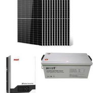 ☀️Kit de 3kw -4 Panles solares bifaciales 600 Wats ( las bases que son utilizadas incluidas en las instalaciones - Img 58152886
