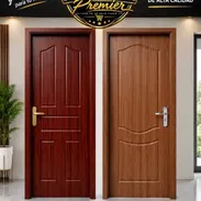 puerta de exterior y interior de madera MDF resistente a la humedad y de acero inoxidable brindada importadas 💯% calida - Img 57559806