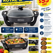 🔥SARTÉN ELECTRICO ROYAL 🔥 • Factura a nombre del cliente  • Garantía de 1 mes • Domicilio por costo adicional - Img 57939993