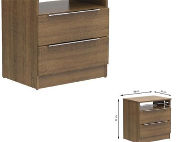 Mesas de noche importadas nuevas en caja( colores disponibles madera y blaco) - Img main-image