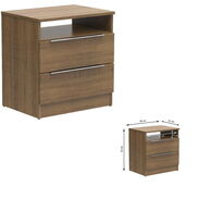 Mesas de noche importadas nuevas en caja( colores disponibles madera y blaco) - Img 45568636