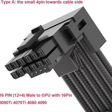 ⚡💻 Adaptador 12VHPWR 90° para GPU RTX – Corsair 💻⚡ - Img 121983370