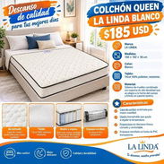‼️COLCHÓN QUEEN LA LINDA BLANCO‼️ - Img 57276389