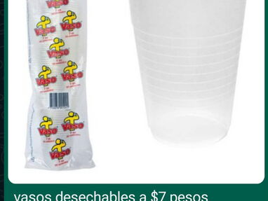 Vasos desechables a $7 - Img main-image