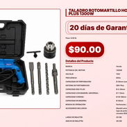 TALADRO ROTOMARTILLO HONDA 26MM SDS-PLUS 1300W . - Img 56933730
