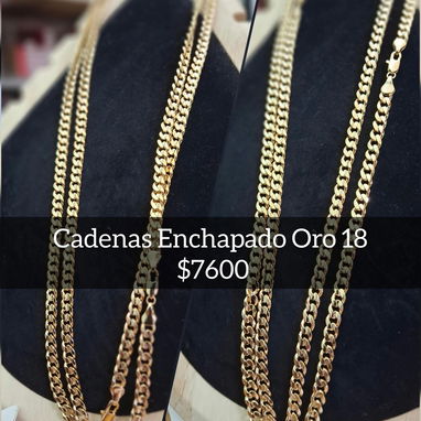 Cadena enchapado en oro - 4/5