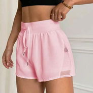 Short de Naylon mujer para entrenar correr yoga y más - Img 57672459