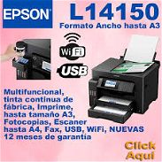 SUPER IMPRESORA EPSON L14150 formato A3/A3+/4 EN 1/IMPRIME A DOBLE CARA PANTALLA DIGITAL TELF 58578356 - Img 45639425