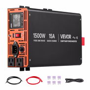 VEVOR Inverter UPS 1500W RMS(3000W pico)+ Cargador 15A 2 en 1 para todas las baterias - Img 54018963