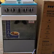 Venta Cocina con horno Premier 4 hornillas, magneto, tapa de cristal - Img 57940166
