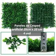 Panel de Pared de Césped y Plantas Artificiales - Img 56957960