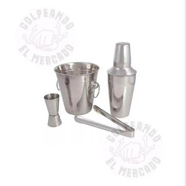 Macerador para cócteles,Coctelera,Combo Coctelero,Palas de acero, pinzas para hielo,Abridor de botella - Img 127726098