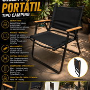 🪑CAMPING 🪑 SILLA PLEGABLE PORTATIL CON BRAZOS. MENSAJERÍA CON FACTURA Y GARANTÍA. 📲 54833699 - Img 56417644